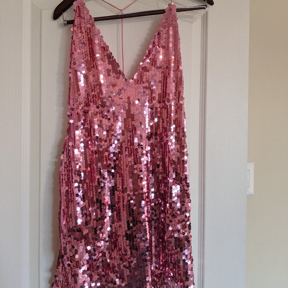 Shein Pink sparkly dress